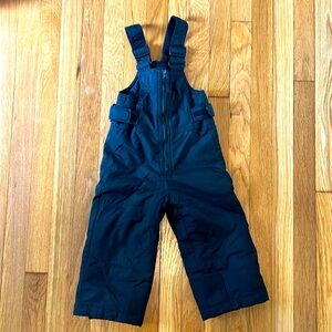 Black snow pants, size 3T Columbia